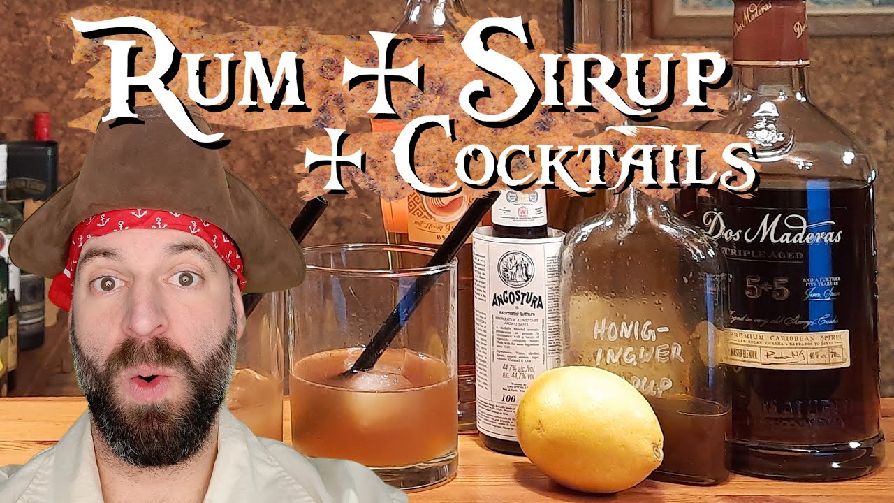 Rum + Sirup + Cocktails 🍹 Alles in einem Video