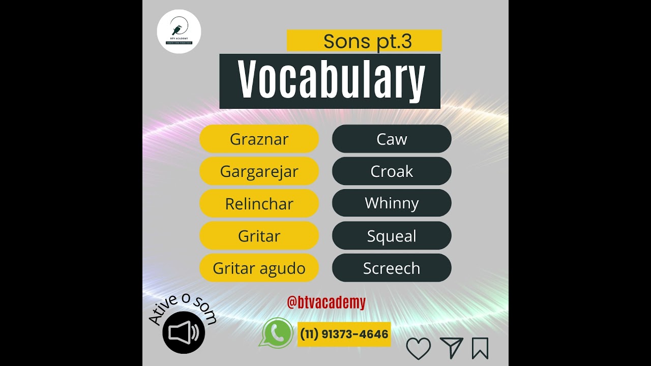 Sons em inglês pt.3