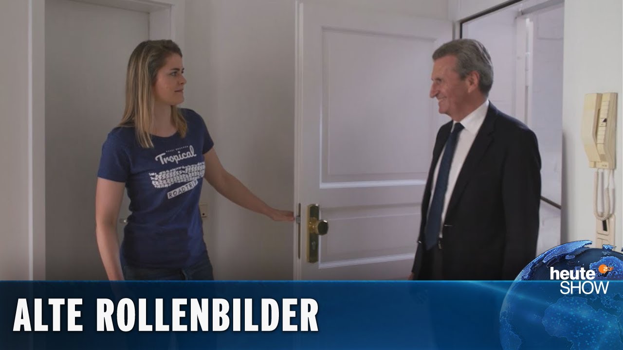 Die Quarantäne-WG (4): Günther Oettinger zu Gast bei Hazel & Fabian | heute-show vom 05.06.2020
