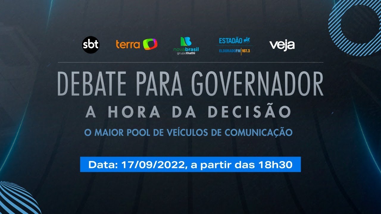 AO VIVO: 'Estad&atilde;o' promove debate entre candidatos ao governo de SP