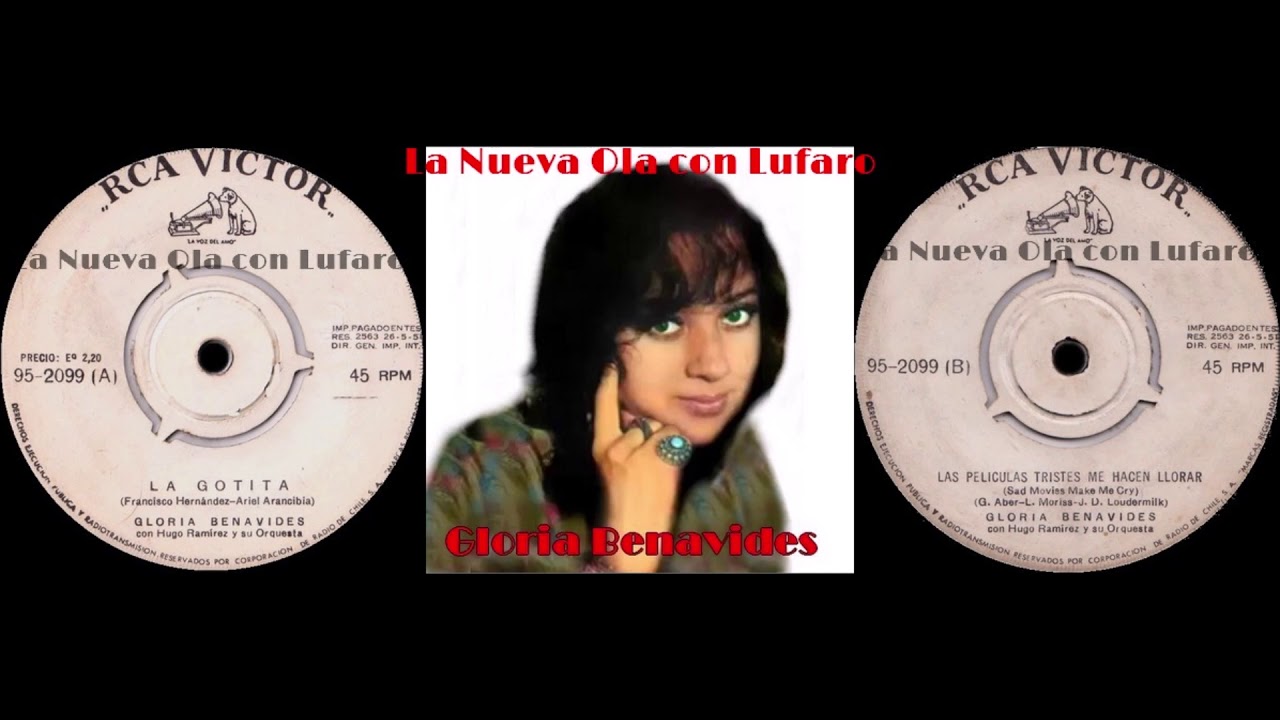 Gloria Benavides  -  A)  La gotita  -  B)  Las peliculas tristes me hacen llorar