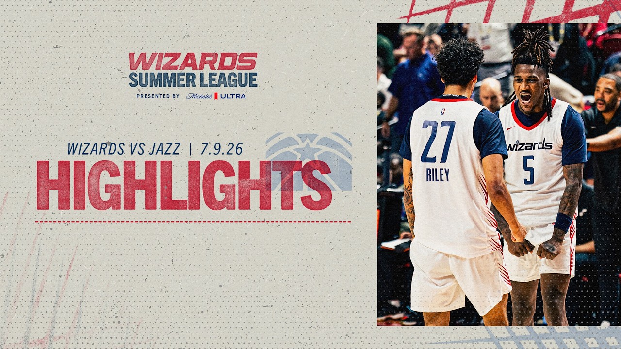 Washington Wizards vs. Utah Jazz Highlights | 2026 NBA Summer League