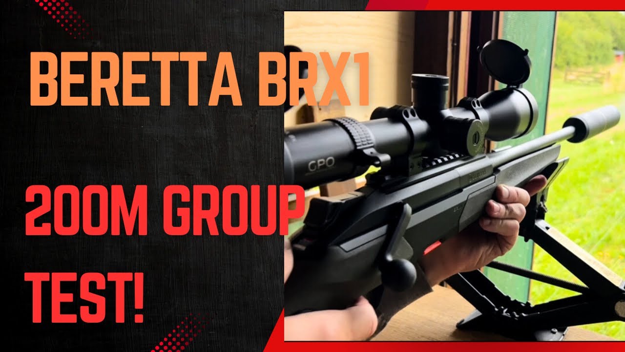🔫 Beretta BRX1 in Action – 100m & 200m Range Test | Smooth, Precise & Powerful