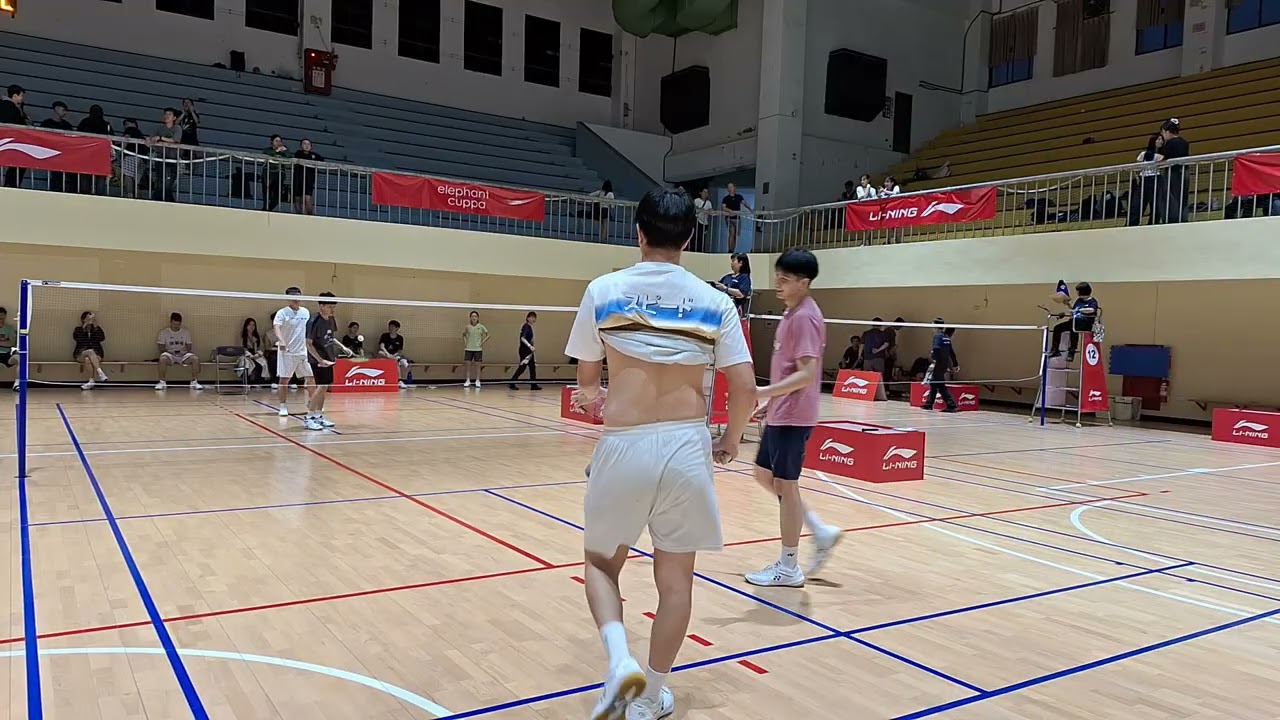 2026李寧中國醫大盃 社會35歲以下團體冠亞 勢必得 vs 海羽東區體育 第3點 范朋驊簡于棠 vs 李威丞王峻翊