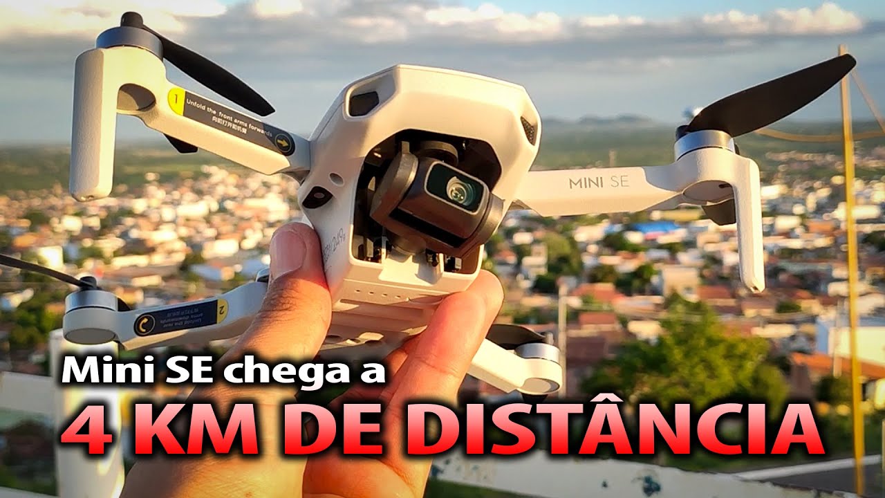 Será que o DJi Mini SE alcança 4 Km de distância mesmo?