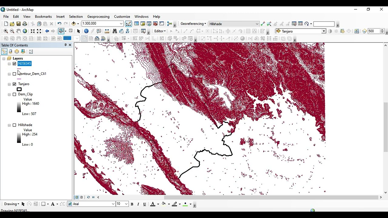How to Create Contour Map in ArcGIS