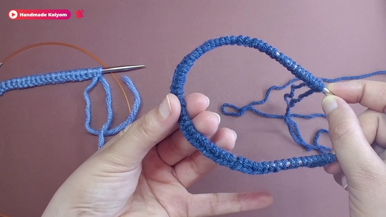 طريقة الدائرة السحرية بإبر التريكو بطريقه سهلة