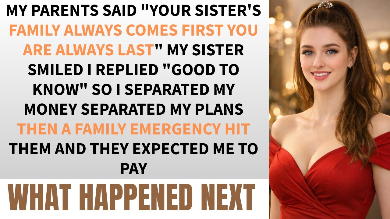 My Parents Told Me, Your Sister’s Family Matters More. You’re Always Second.I Said,Message Received.