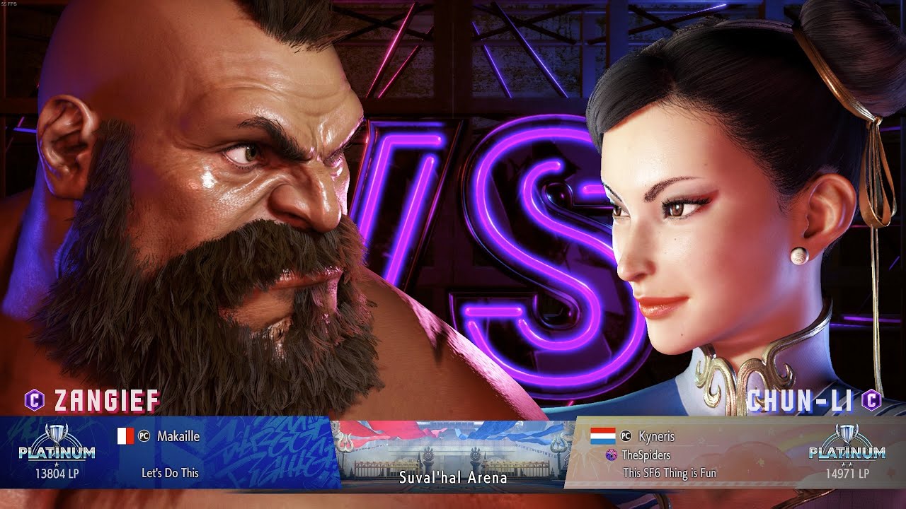 Street Fighter 6 Online Matches #68 -  Makaille (Zangief) vs Kyneris (Chun-Li)