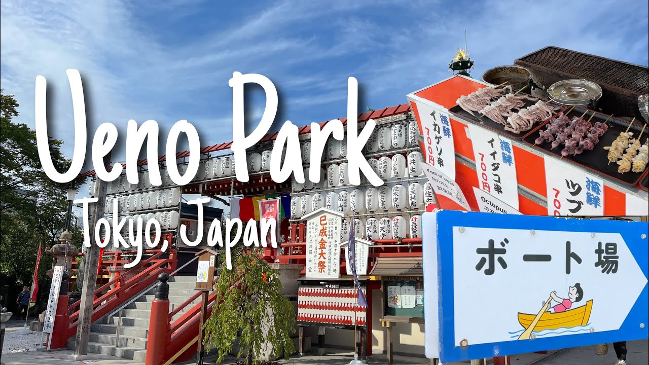 A pie por Tokyo 🇯🇵 Parque Ueno 🌳 calle comercial Ameyoko 🛍️ Ueno Park and shopping Japan HD vlog