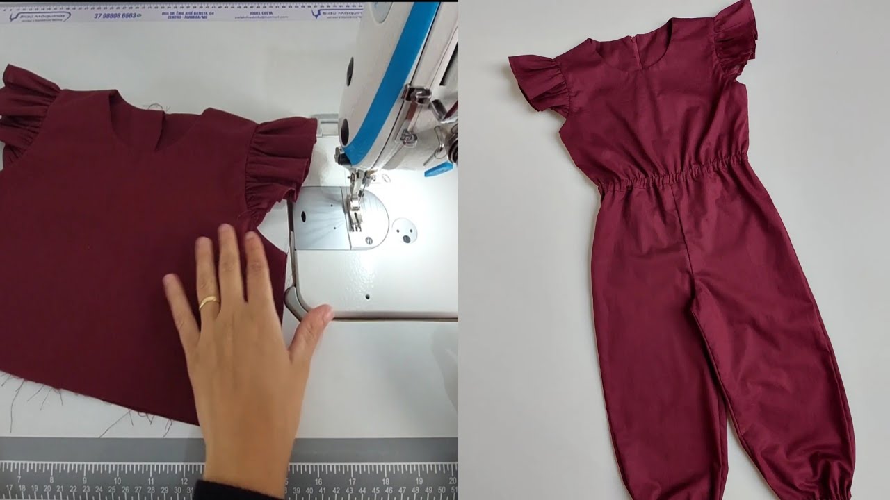 COMO CORTAR E COSTURAR MACAC&Atilde;O INFANTIL COM Z&Iacute;PER E EL&Aacute;STICO NA CINTURA #costurainiciantes