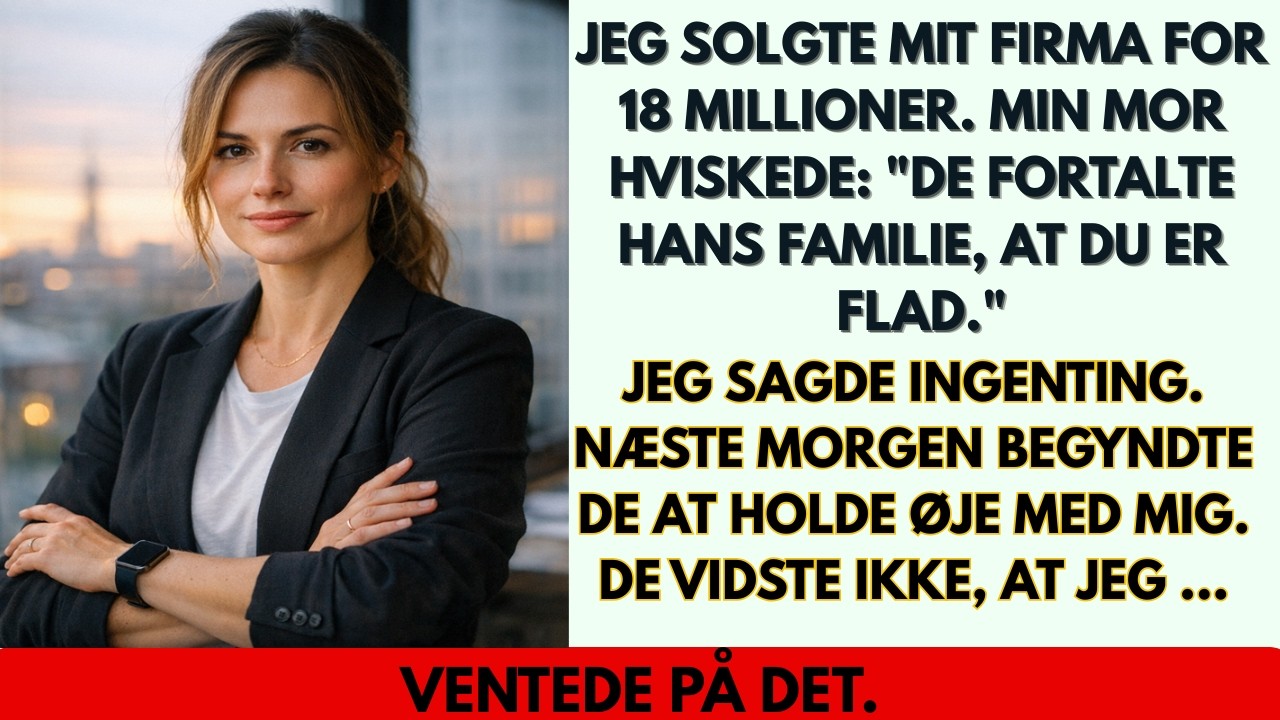 Jeg solgte mit firma for 18M€; min mor hvisker, at jeg simulerer konkurs — næste morgen...