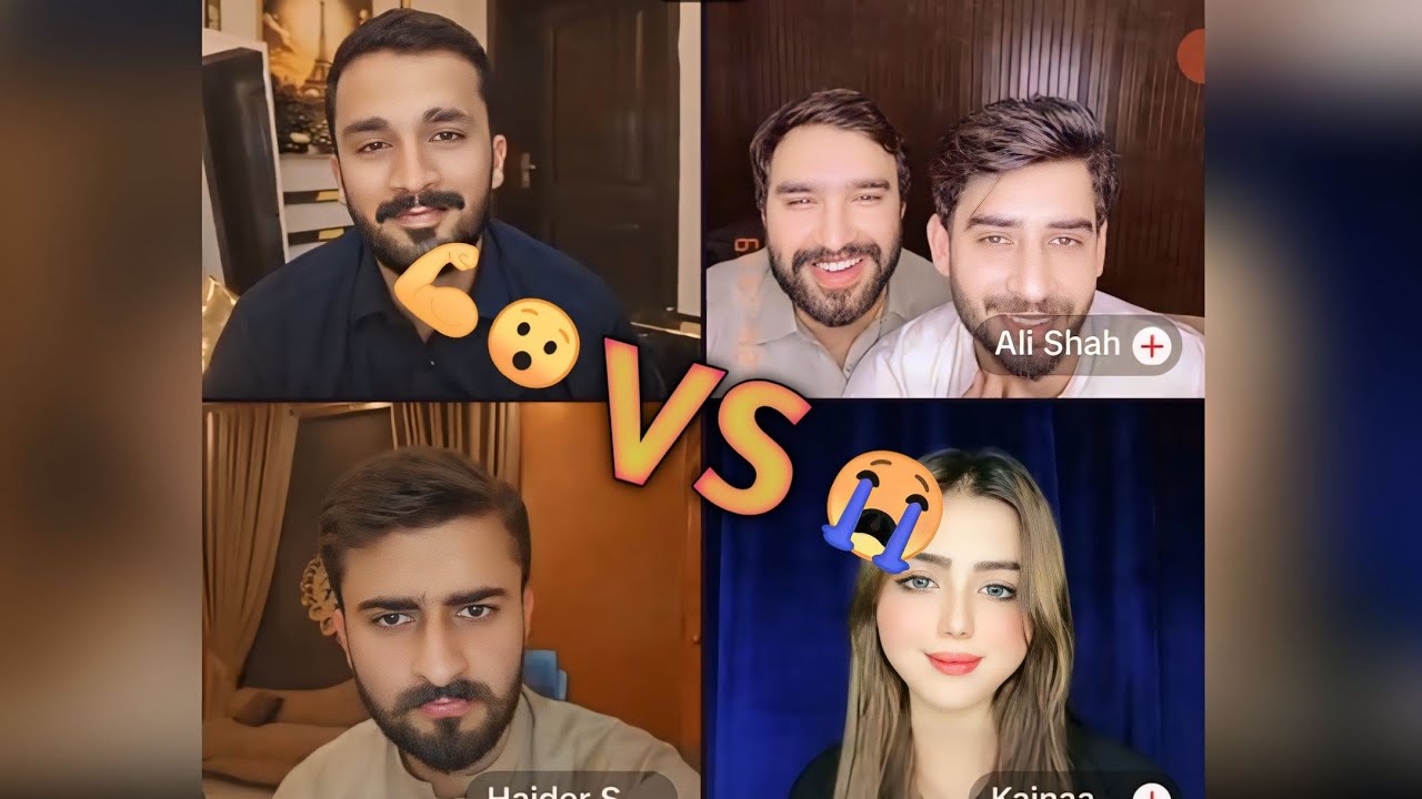 Rajab Butt and Haider shah VS Ali shah And Kainaat | TikTok live match | Rajab bhai ne Hara Diya