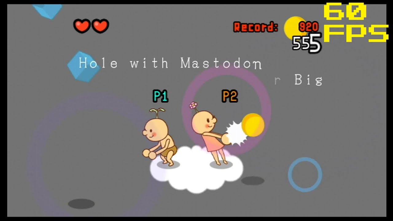 Extra - [60 FPS] (SOLO) 2P Bossa Nova COMPLETE - Endless Games - Rhythm Heaven Fever
