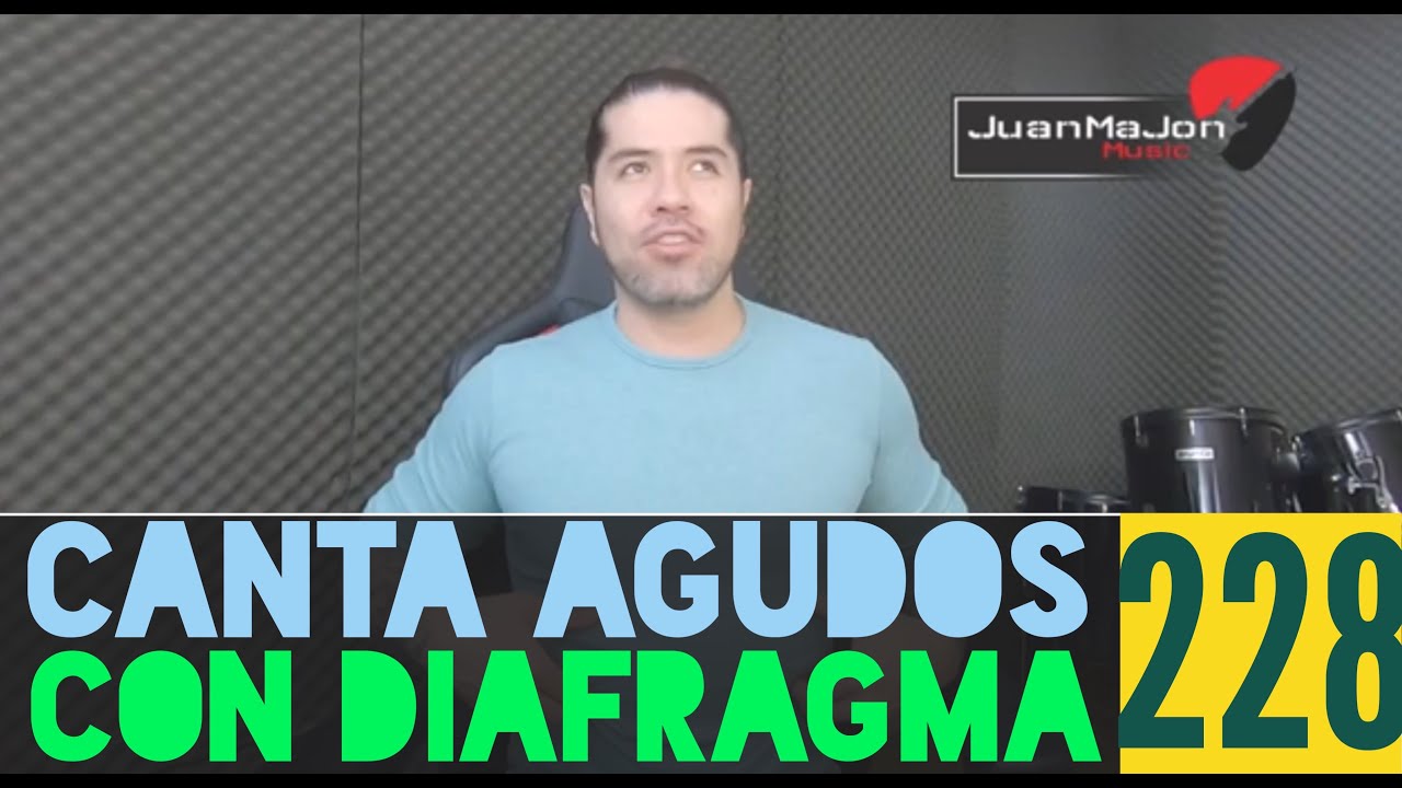 CANTAR NOTAS AGUDAS CON DIAFRAGMA y Con Espacio | Ejercicio Para Agudos con Diafragma | Clase 228