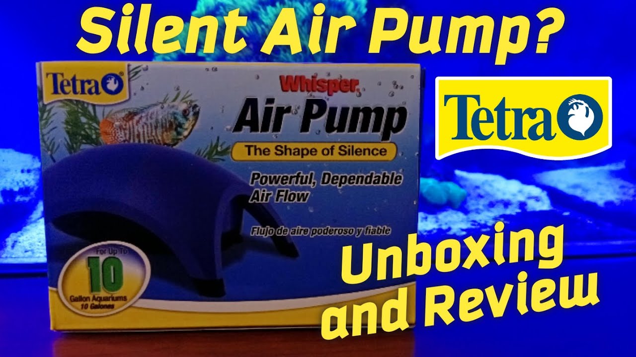 Tetra Whisper10 Air Pump (UNBOXING/REVIEW)