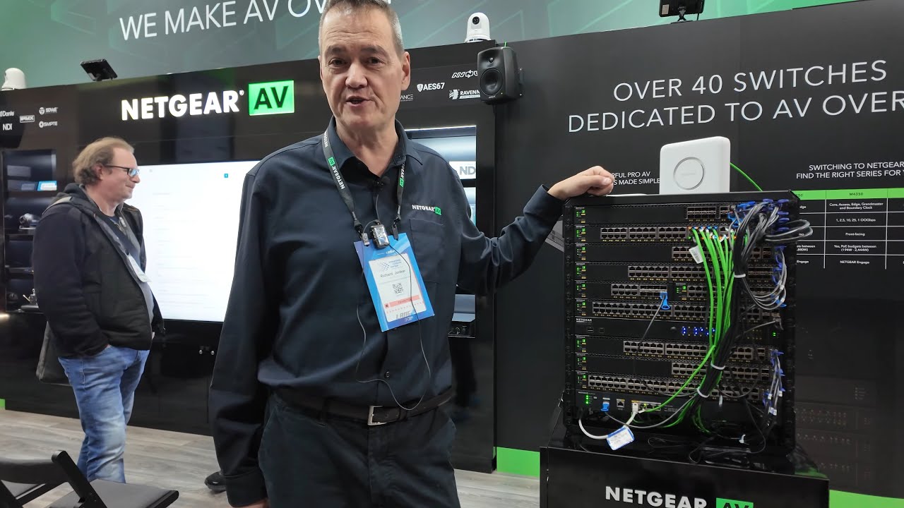 NETGEAR AV at ISE 2025: AV over IP, SMPTE ST 2110, IPMX, Engage 2.0, WiFi 7, AI, Ultra-Low Latency