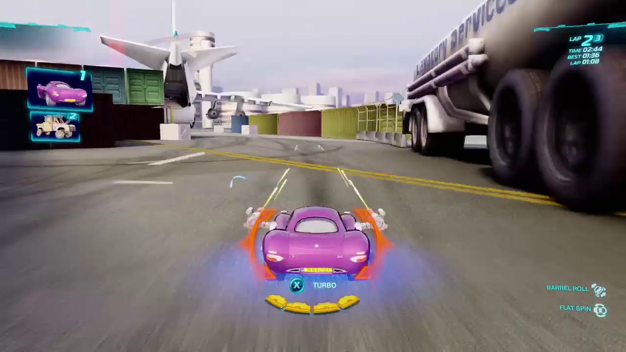 Cars 2 The Video Game | Holley Shiftwell - Runway Tour |