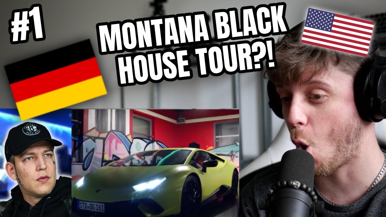 American Reacts to MontanaBlack House Tour (1/3)