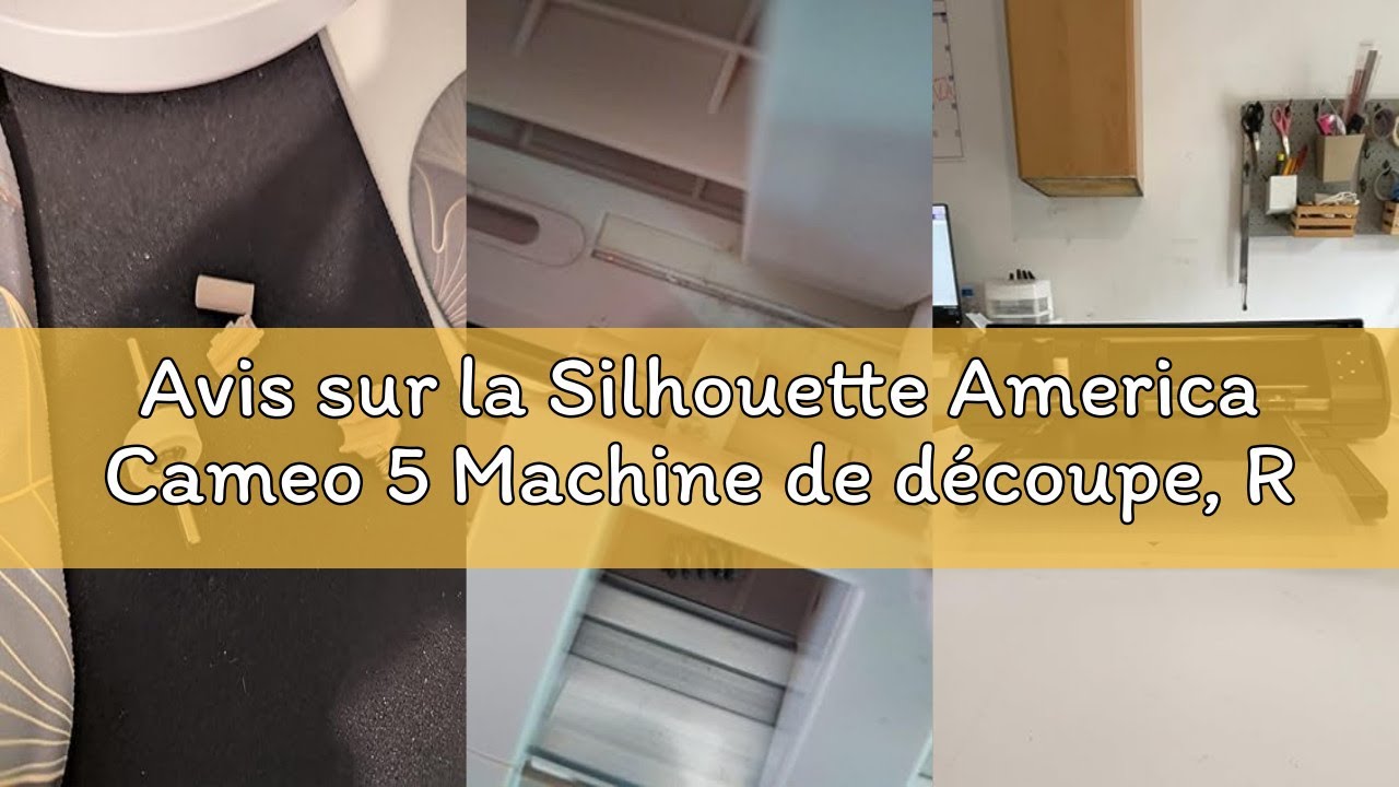 Avis sur la Silhouette America Cameo 5 Machine de découpe, Rose Mat, 30,5 cm