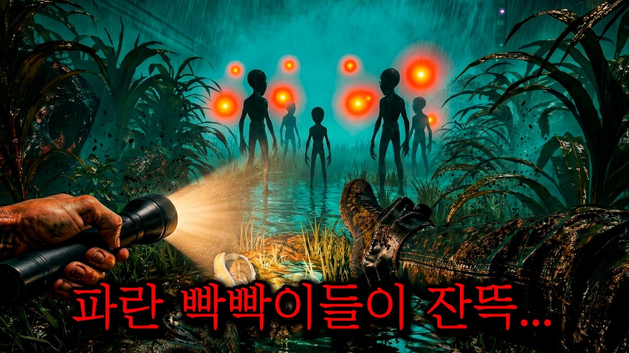 이상한 빛을 바라보면 생기는 공포게임