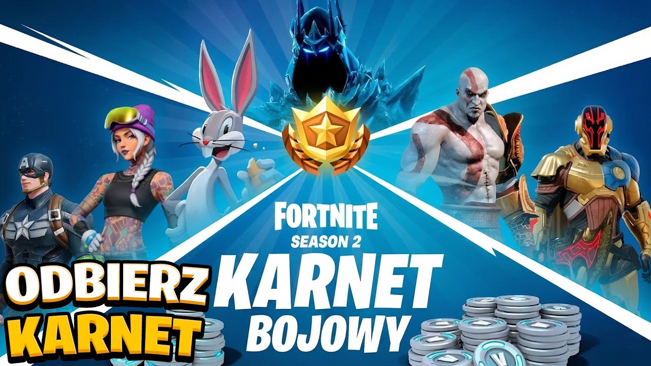 🔴NOWY SEZON FORTNITE! AKTUALIZACJA *KARNET, MAPA, DARMOWY SKIN, SERWERY*🔴