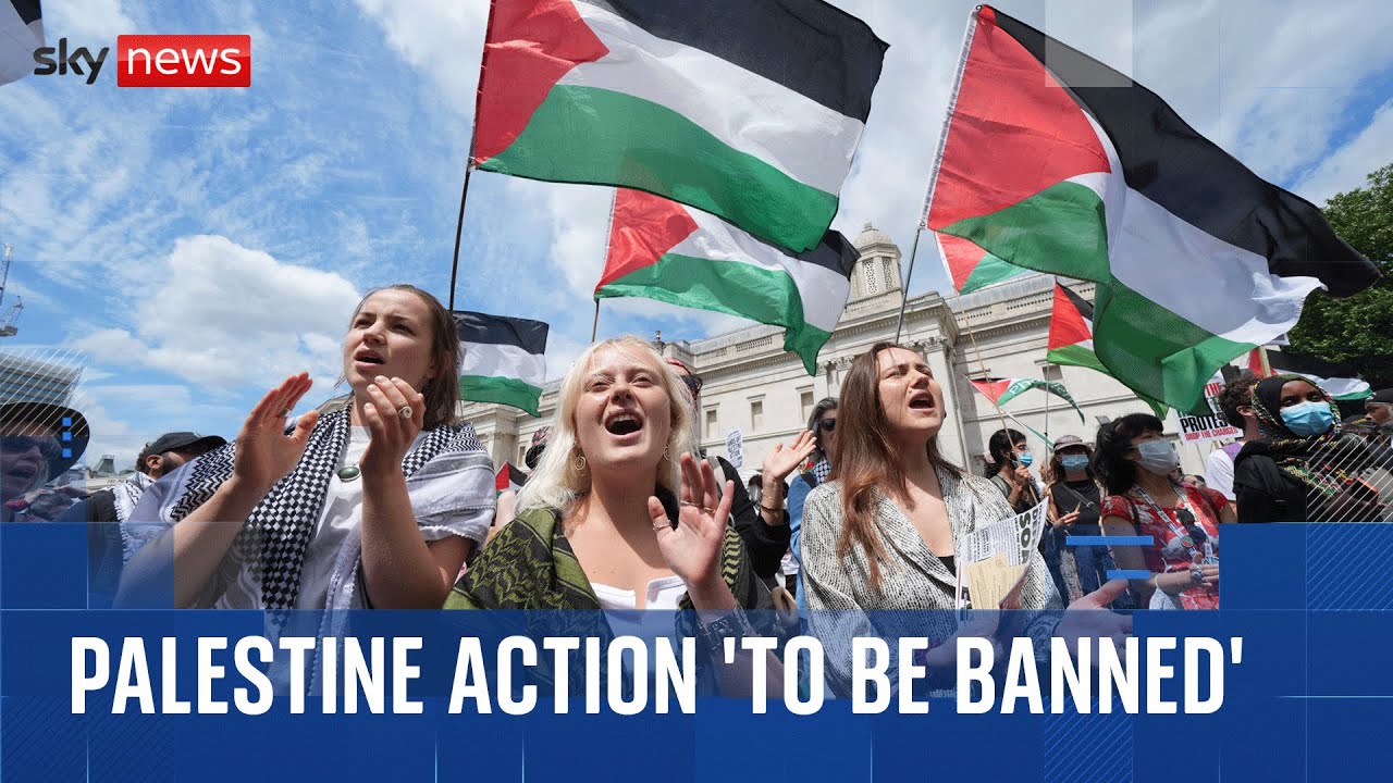 Palestine Action 'to be banned' as terror group, home secretary says
