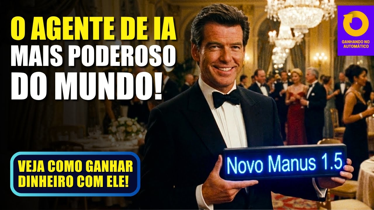 Como Ganhar Dinheiro com a IA Que Faz Tudo Sozinha (Manus 1.5)