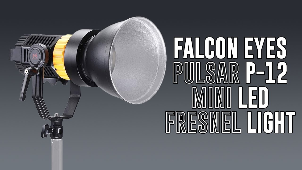 Unboxing/Overview: Falcon Eyes PULSAR P-12 5600K 120W Bowens Mount LED Mini Fresnel Light