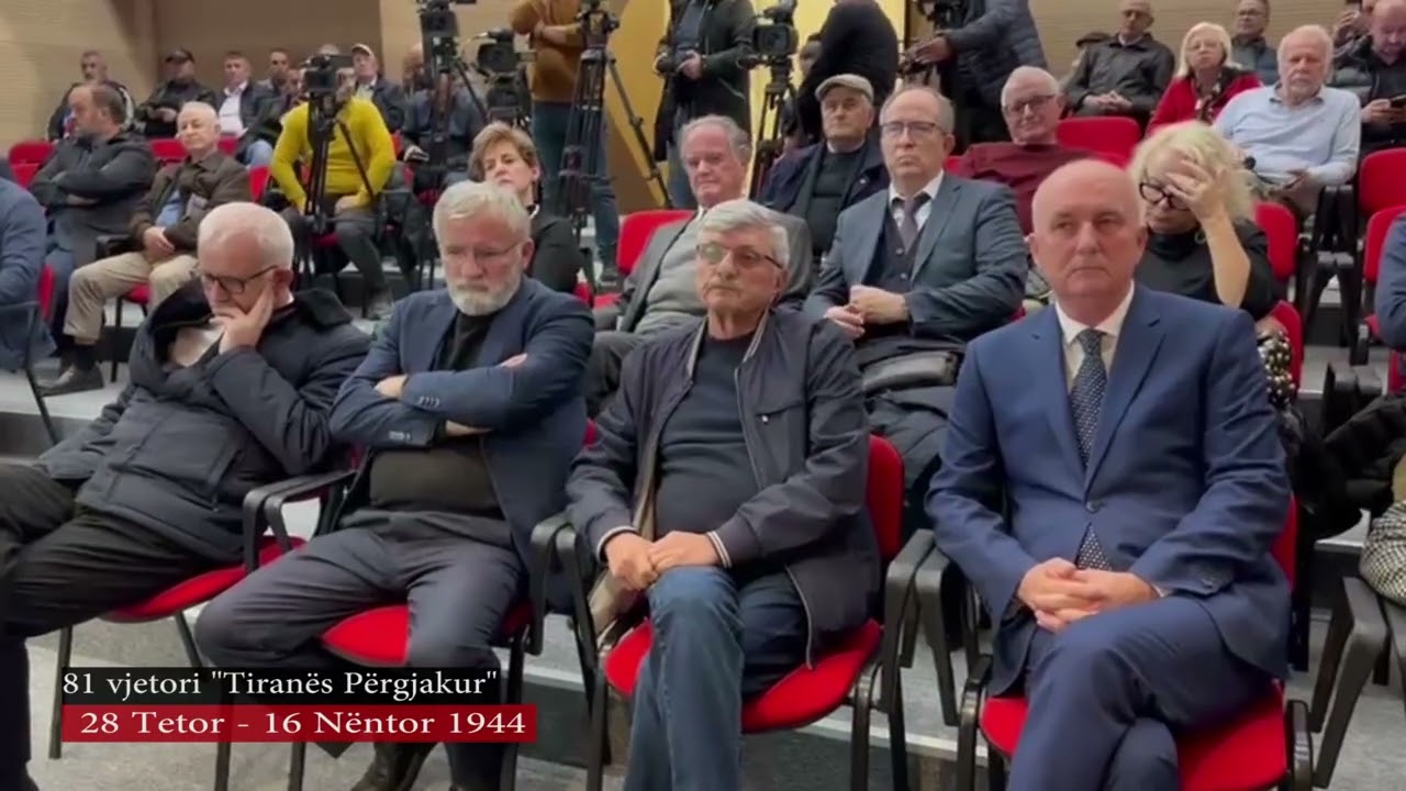 81 vjetori Tiranes pergjakur 28 tetor  16 Nentor 1944,  Aktivitet 16 nentor 2025.