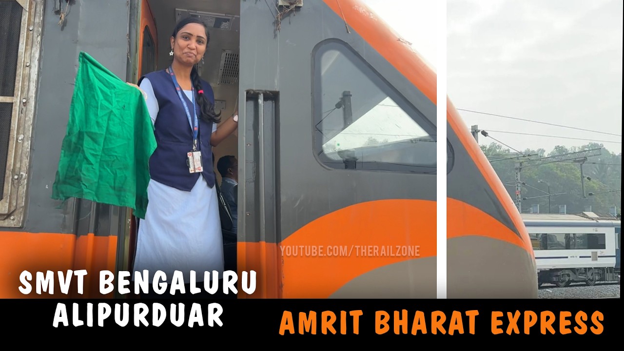 Modern PANTRY CAR in Amrit Bharat Express ~ First run SMVT Alipurduar #railgadi #train #locopilot
