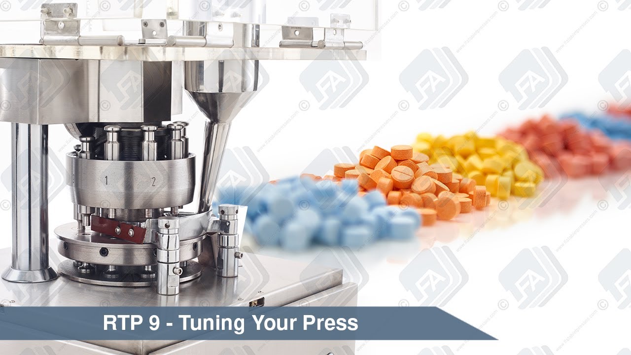 RTP 9 Rotary Tablet Press - Tuning Your Press