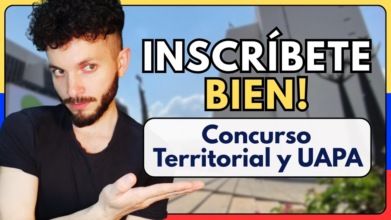 Inscripción Territorial y UAPA: Elige el MEJOR EMPLEO!