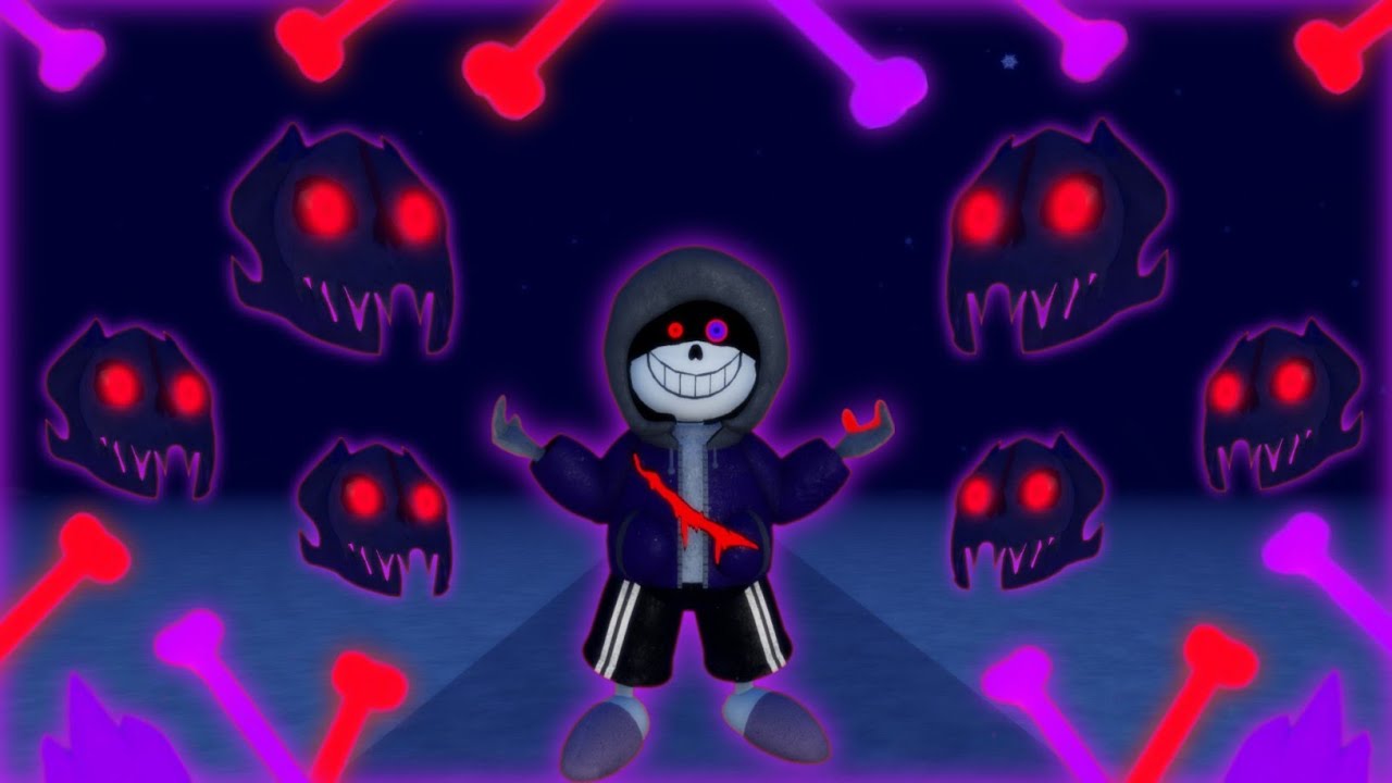 Sans Funny Boss Rush Weak HyperDust lv 99 [Showcase/Gameplay]