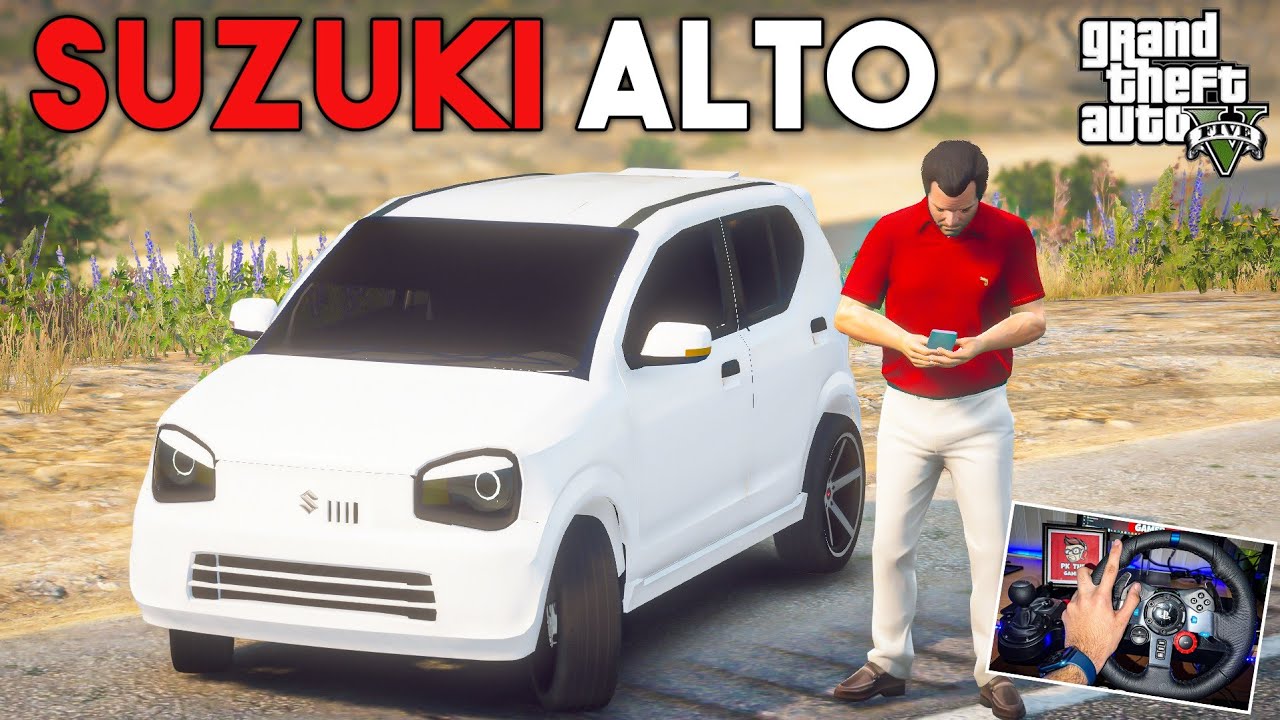 SUZUKI ALTO DRIVING AND OFFROAD TEST WITH LOGITECH G29 STEERING WHEEL | GTA 5 |