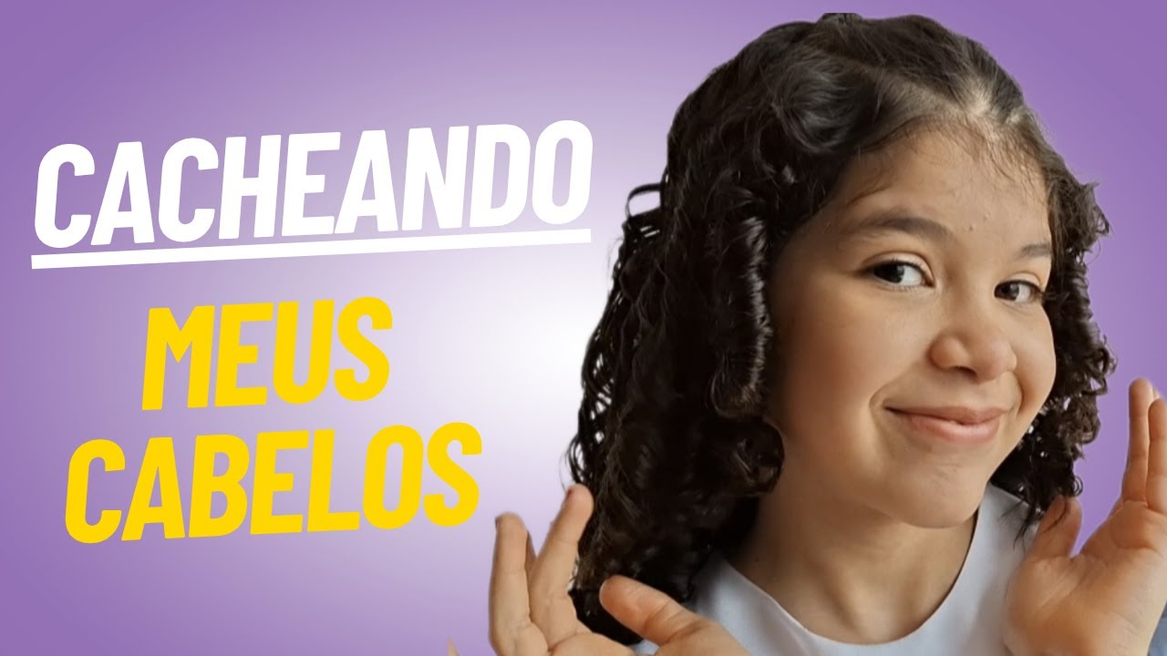 Vlog cacheando meus cabelos com canudinhos / Luiza Chaves