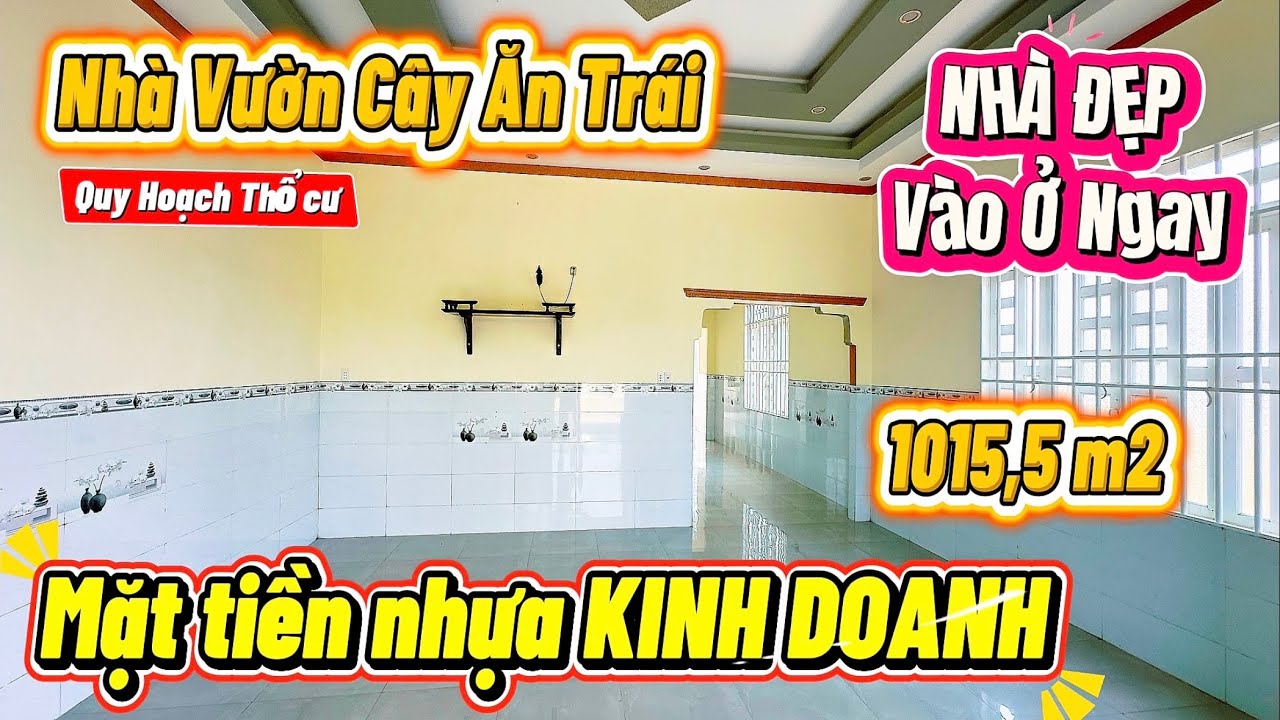 Nhà Vườn Cây Ăn Trái Đủ Loại – Mặt Tiền Kinh Doanh, Dọn Vào Ở Ngay!
