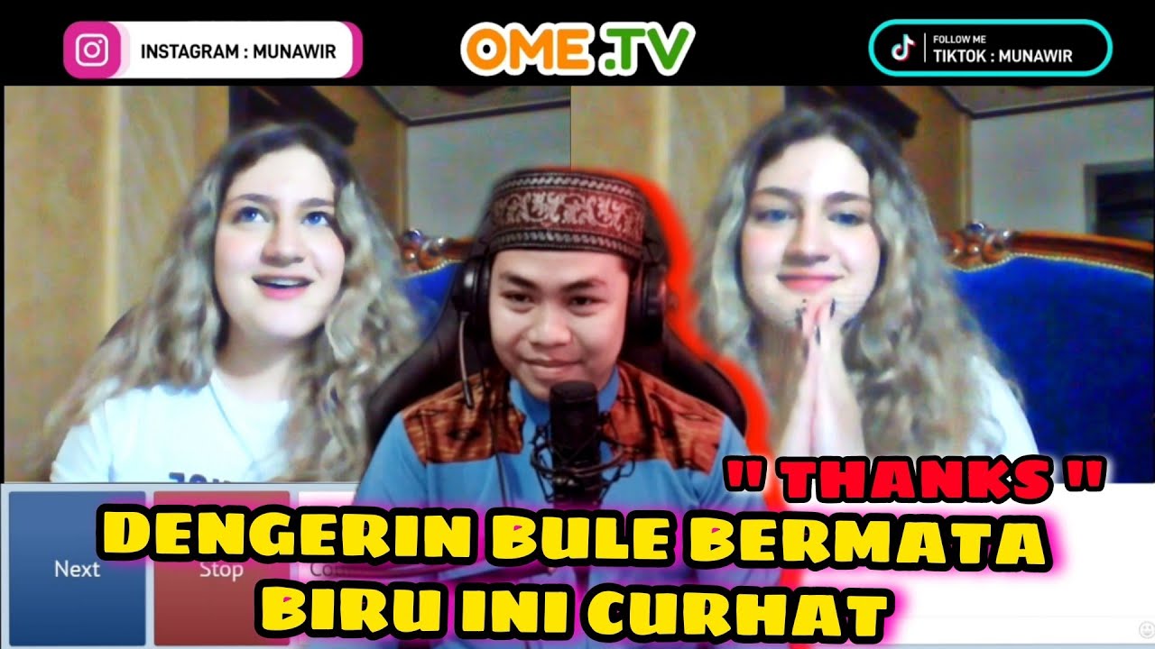 CEWEK LEBANON 🇱🇧 CURHAT SAMPAI NAHAN SEDIH‼️AWALNYA SEDIH TAPI ENDINGNYA  LANGSUNG GEMBIRA || OME.TV