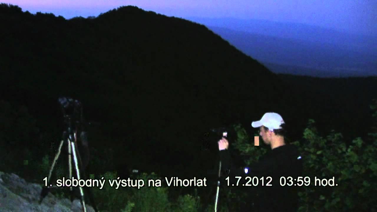 Nočný výstup na Vihorlat 1 7 2012