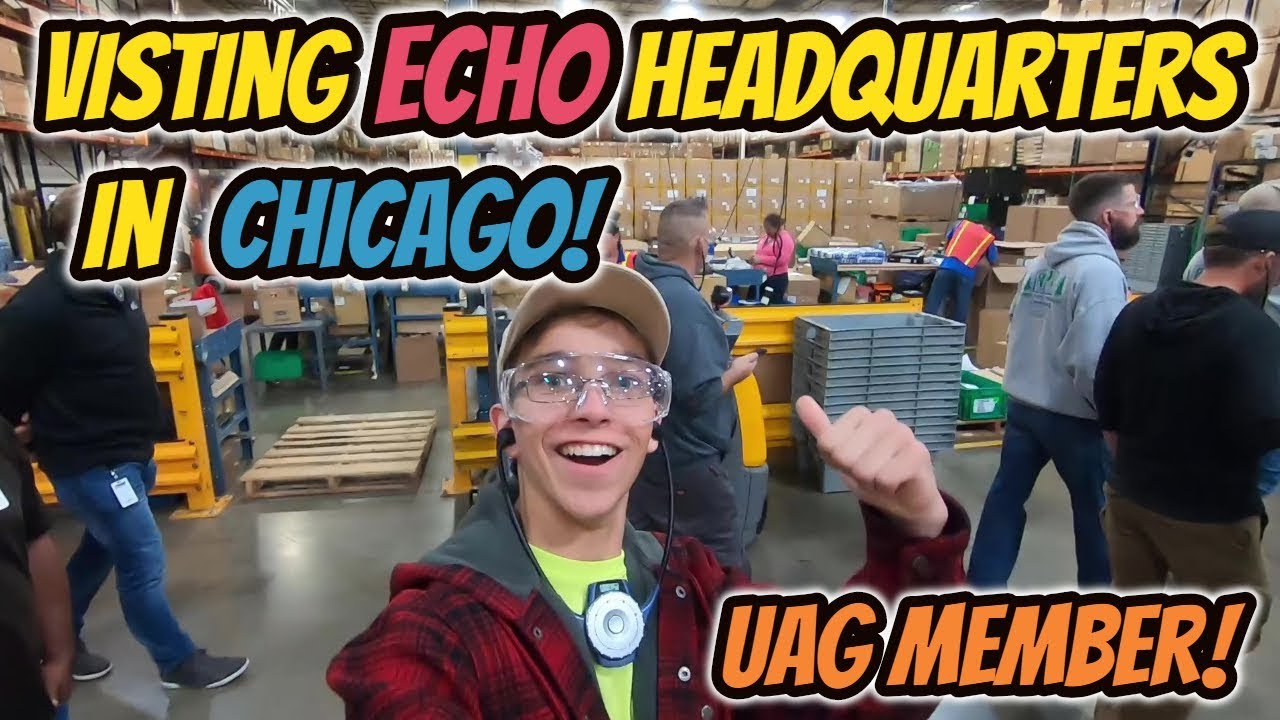 I'm A ECHO UAG Member!! | Touring the factory with 20+ lawn Care YouTubers