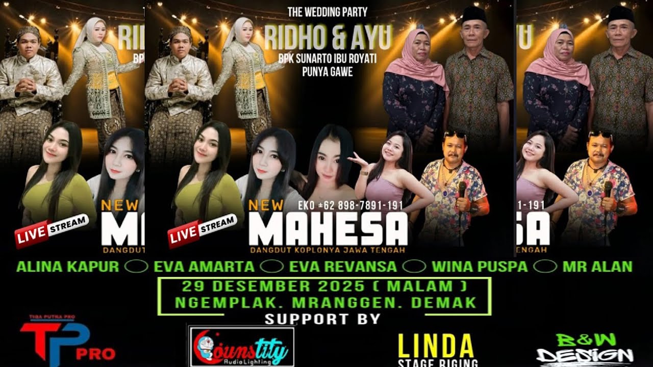 🔴 LIVE NEW MAHESA // WEDDING PARTY 