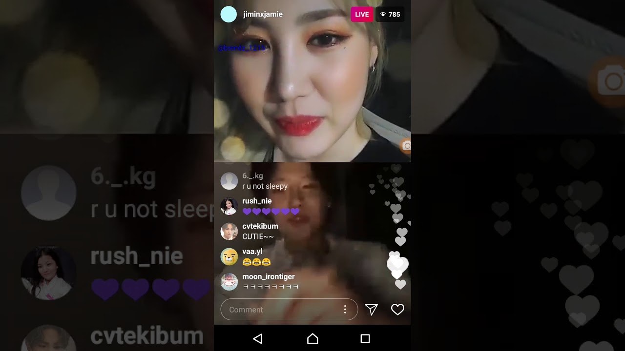 WOODZ and JIMIN insta live [5.26.2018]