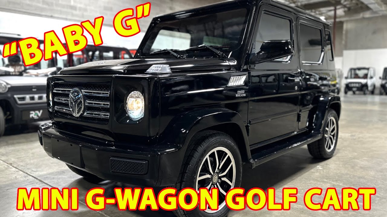 FULL Tour of the MINI G-WAGON GOLF CART!