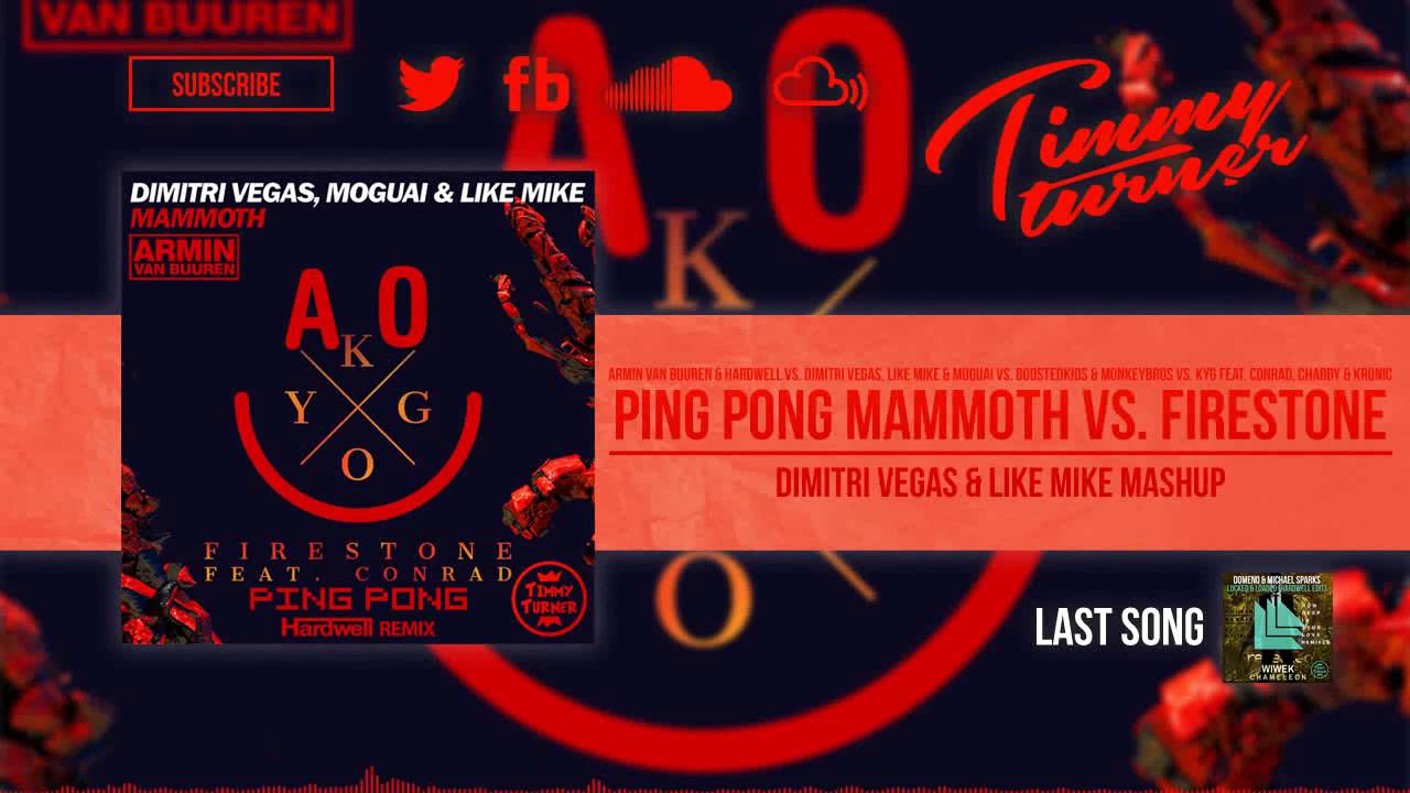 AvB vs. BoostedKids & MokeyBros - Ping Pong Mammoth vs. Firestone (Dimitri Vegas & Like Mike Mashup)