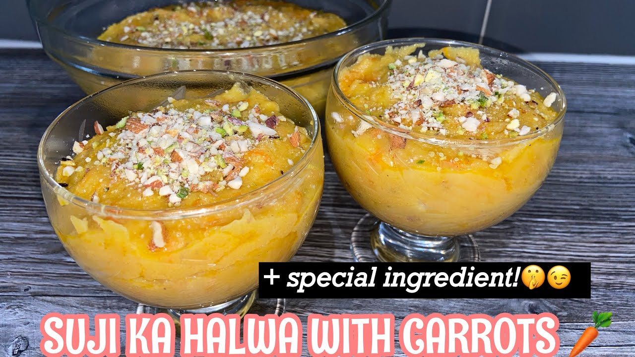 SUJI KA HALWA with CARROTS + SECRET INGREDIENT!!! 😋- Quick And Easy | Nargis Kitchen