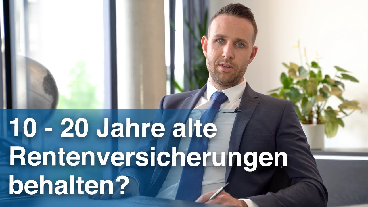 Alte Rentenversicherungen behalten, kündigen oder beitragsfrei stellen?