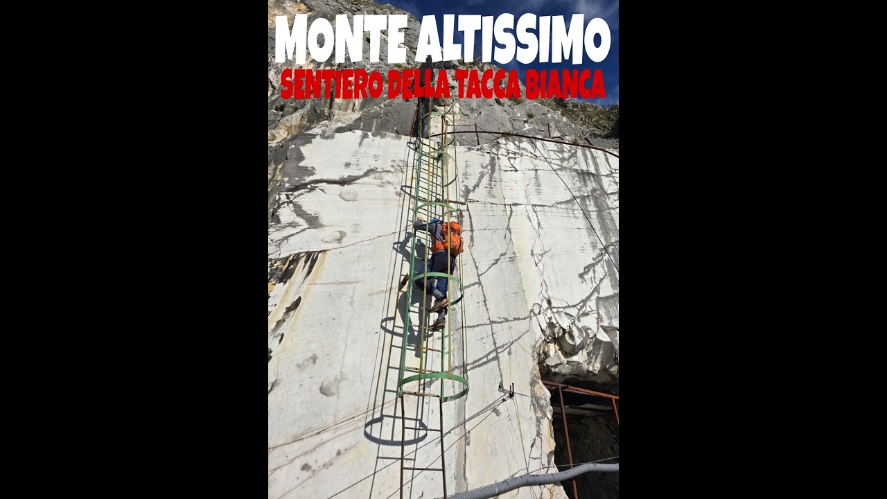 Ho provato il sentiero più ESPOSTO (?) delle APUANE - Tacca bianca e Monte Altissimo (08/11/2024)