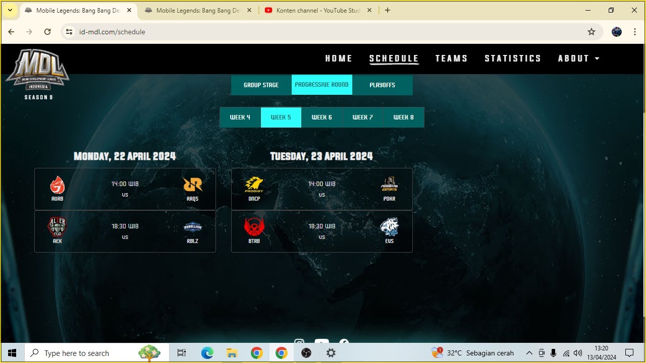 jadwal mdl indoneisa week 5,  22 april 2024, celliboy menghil4ng dari mdl