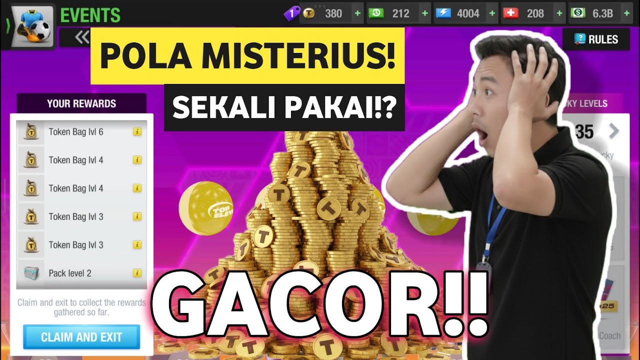POLA GACOR‼️ AKHIRNYA DAPAT BANYAK TOKEN GRATIS WOI 🤑 UNDIAN MANIA | TOP ELEVEN