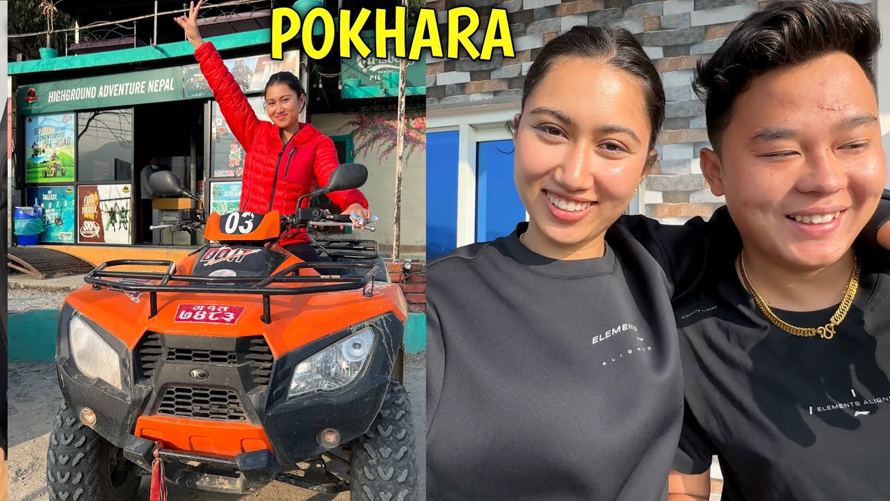 POKHARA JHANDAI MERO GADI CRASH BHAYO🤣 / POKHARA ATV RIDE WITH @rajkumarthapamagar32